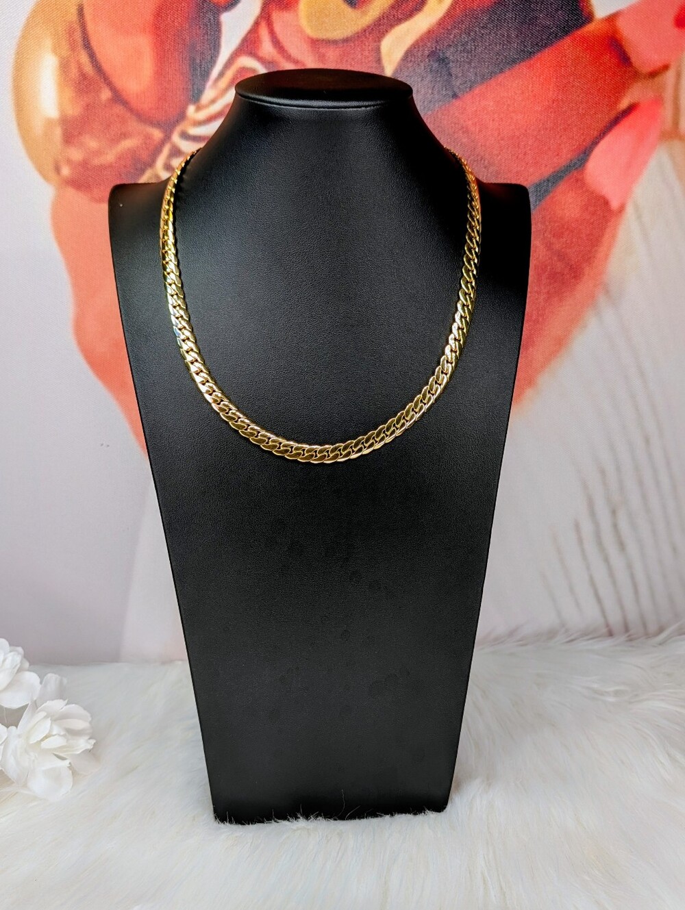 Classic Gold Chain Necklace - Men's Jewelry Waterproof Stainless Steel.